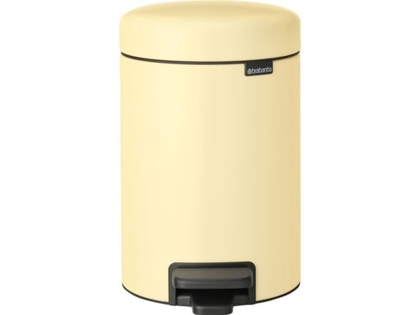 Pedalspand, Brabantia newIcon, gul, pulverlakeret stål, 3 l