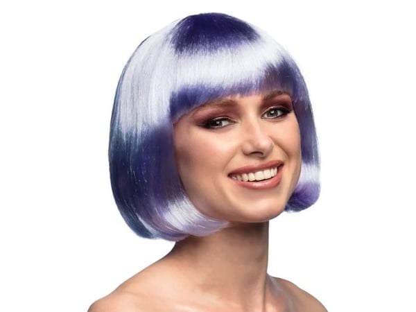 Boland 85899, Fancy dress wig, Adult, Female, Polyester, Purple, 212 g