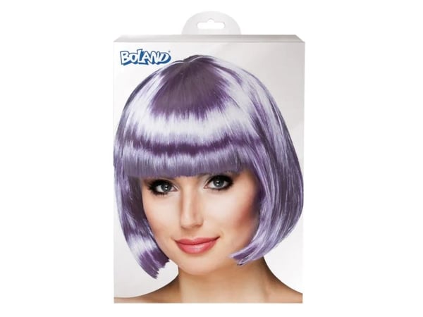 Boland 85899, Fancy dress wig, Adult, Female, Polyester, Purple, 212 g