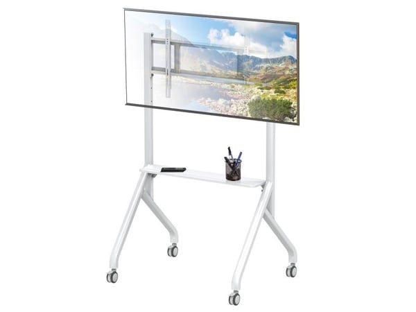 Techly TV 65-100 mobilstativ opp til 100 kg justerbar AV-hylle