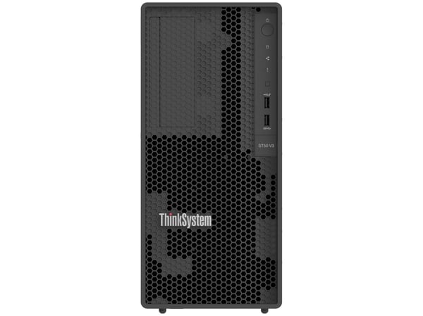 Lenovo ThinkSystem ST50 V3 7DF3 - Server - tower 5U - 1-veis - 1 x Xeon E-2434 / inntil 5 GHz - RAM 32 GB - SSD 2 x 960 GB - Matrox G200 - Gigabit ...