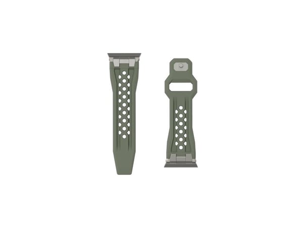 Urban Armor Gear 194158117236, Band, Smartklokke, Oliven, Titan, Apple, Watch Series 4-6: SE 44mm, Series 7-9 45mm, Series 10 46mm, Series Ultra 1-...