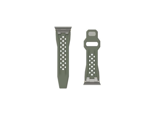 Urban Armor Gear 194158117236, Band, Smartklokke, Oliven, Titan, Apple, Watch Series 4-6: SE 44mm, Series 7-9 45mm, Series 10 46mm, Series Ultra 1-...