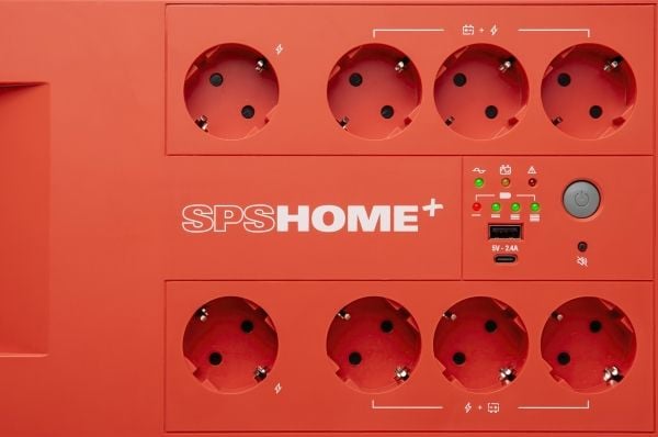Salicru SPS 850 HOME+, Linje-Interactive, 0,65 kVA, 360 W, Pseudo sine, 162 V, 290 V
