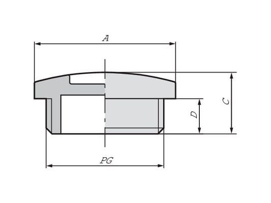 Lapp SKINDICHT 54000071, messinki, niklattu, 1,7 cm, 100 kpl