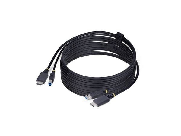StarTech.com HU12210-KVM-CABLE, 3,1 m, USB, USB, HDMI, musta, HDMI + USB 3.2 Gen 1 Type-A
