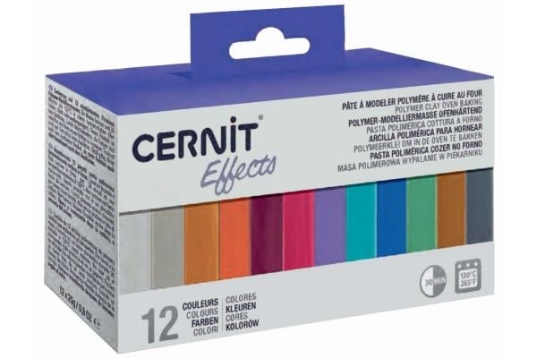Cernit presentförpackning 12x25 g, effekter