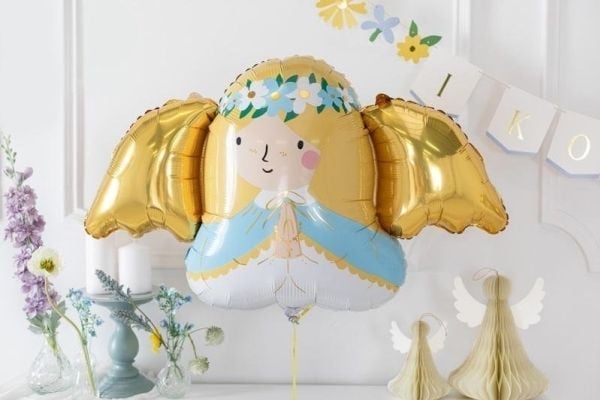 Festdeko folieballong Engel 103x58 cm 1 stk