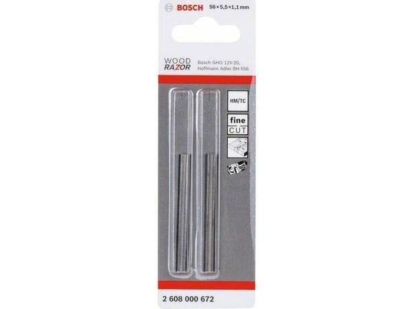 Bosch HEIGHT KNIVEL HM 56MM 2 PIECES 2 PIECES