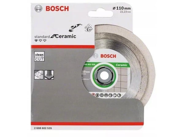 Bosch Standard - Diamantskjæreplate - for keramisk - 110 mm