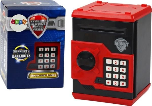 Lean Toys Sparegris Elektronisk safe for sedler og mynter Lære å spare