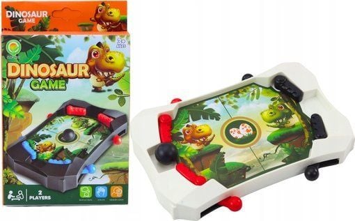 LeanToys Mini Dinosaur Ball Arcade peli Valkoinen