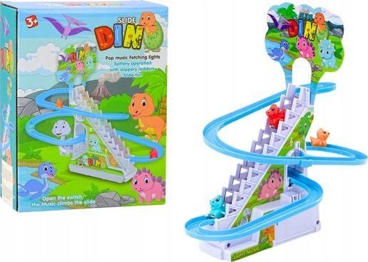 LeanToys Dinosaurus liukumäkikurssi Askeleet Valot Äänet Äänet LeanToys Dinosaurus liukumäkikurssi Askeleet Valot Äänet Äänet