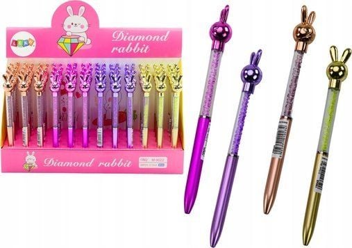 LeanToys Harepenn Diamonds Blue Nib 0,7 mm Mix