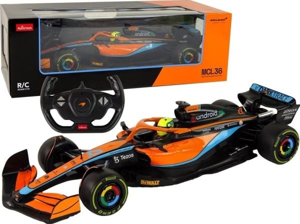 Auto R/C Wyścigowe McLarenF1 Rastar 1:12 Pomarańcz Rastar