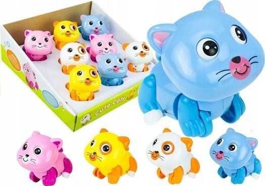 LeanToys kattetiminger i snurr, går, løper, hale som beveger seg (LEAN Toys)