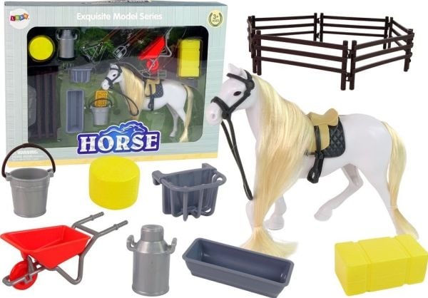LeanToys kam for børsting, tilbehør til gård / høy / stall (Siano Stajnia)