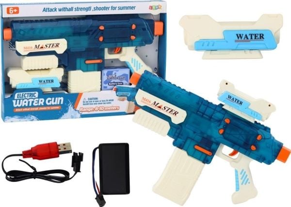 LeanToys batteridrevet vannpistol/karabin M416 500 ml, rekkevidde 8-10 m LEAN Toys