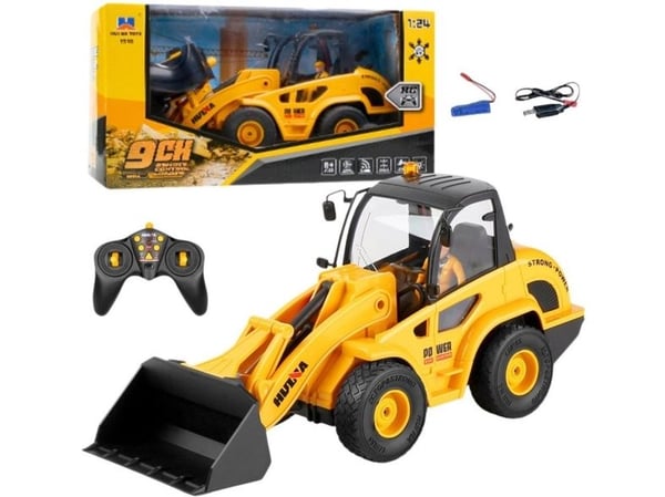 HUINA gravemaskin-laster skyver fjernstyrt RC Huina 1:24