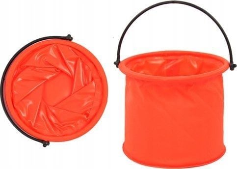 LeanToys hink hopfällbar multifunktionell PVC för vatten orange