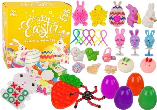 LeanToys Påsk Fidget Toys Anti-stress 24 delar