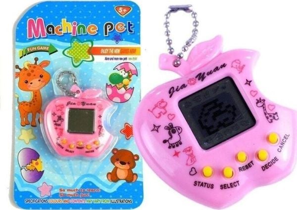 LeanToys elektronisk dyreleketøy elektronisk Tamagotchi ikonisk rosa