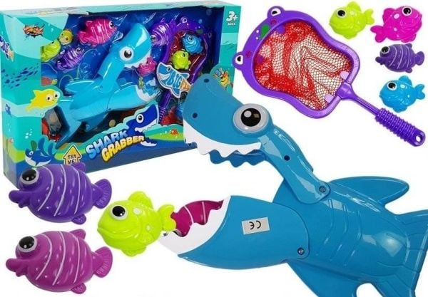 LeanToys badesett: hai, fangstnett