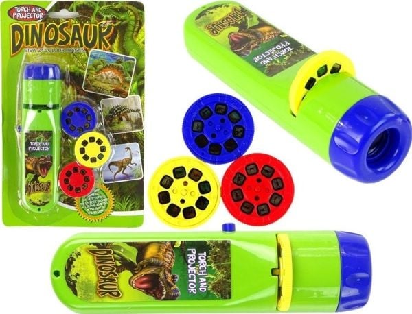 LeanToys projektori Latarka Dinozaury 24 Slajdy