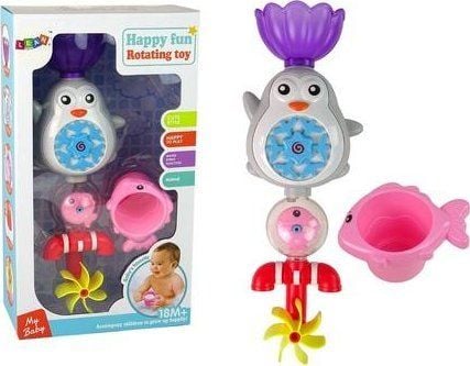 LeanToys Baby Pingviini Kylpylelulelu