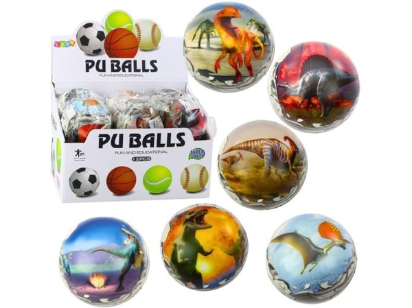 Elte Elteball Emoji Foam Ball Gul 10cm