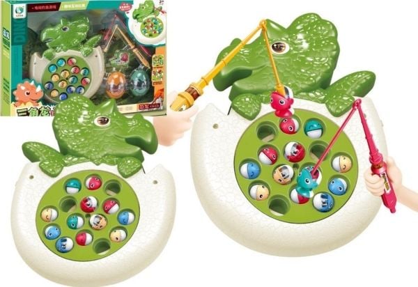 Lean Toys leke med fiskebjørn og dinosaur