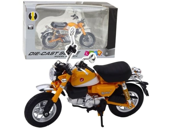 LeanToys retro motorsykkel klassisk metall 1:12