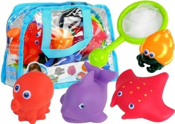 LeanToys badelekesett med sjødyr + sil