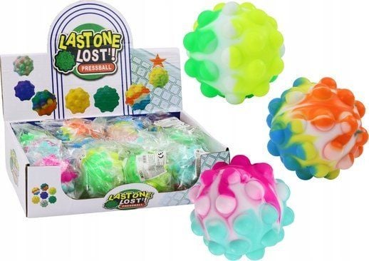 LeanToys Aistipallot, joissa on piikkejä Luminous Colour 6cm