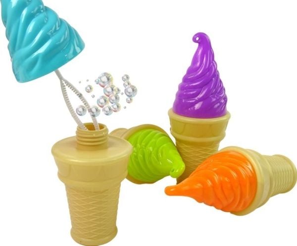 LeanToys Jäätelö saippuakuplat 4 väriä 80ml