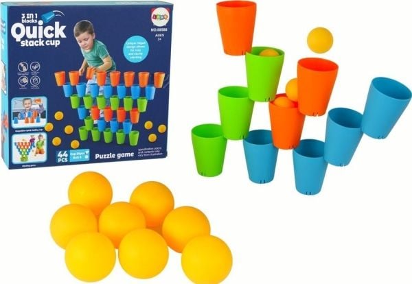 Palapelit 3-in-1-peli 44 elementtiä LEAN-leluja