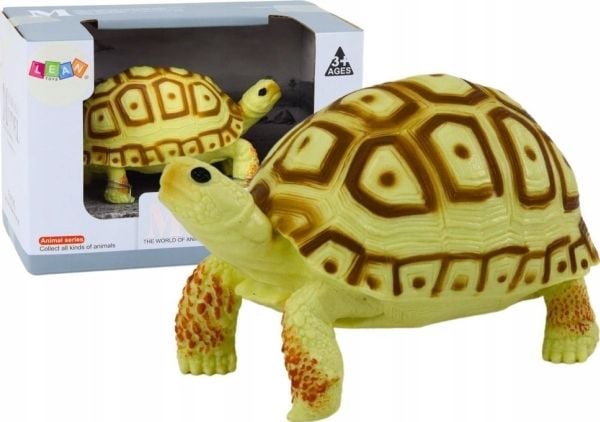 LeanToys samlefigur skilpadde fra Jansozólty 22 cm gulbrun