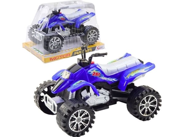 LeanToys quad terreng med fjær/bieznikowane hjul blå