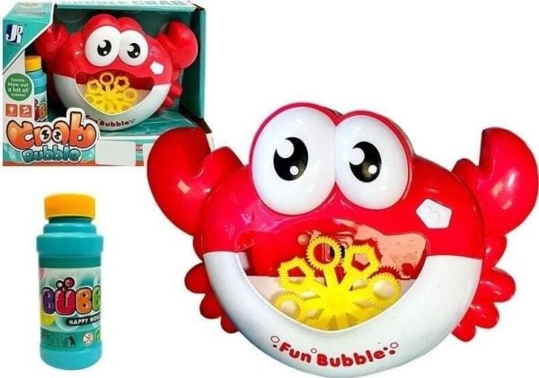LeanToys såpeboblemaskin (krabbe), rød LEAN Toys