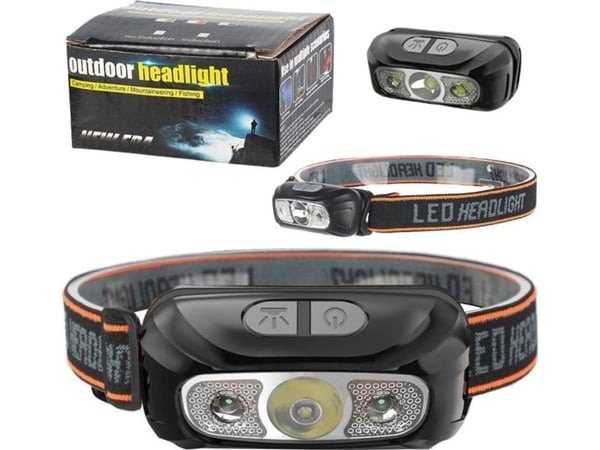 LED-hodelykt Vanntett hodelykt 6 lysmoduser EDUKAMP