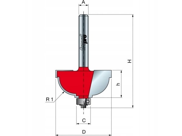 Fanar fres 30-10208P 22,2x54,7x8,0 R6,35