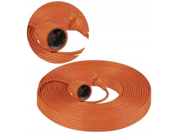 Orno Puutarhan yksipistorasiainen jatkojohto, PVC, H05VV-F 2x1,5mm?, pituus 50m