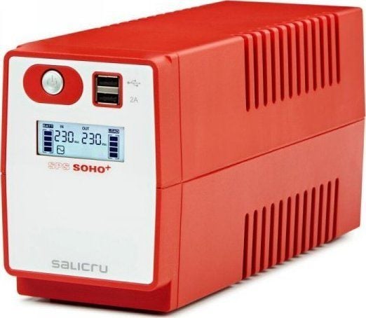 Salicru 647CA000007, interaktiivinen tuloliitin, 0,5 kVA, 300 W, pseudosiini, 162 V, 290 V