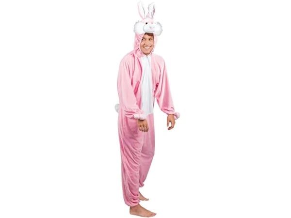 Boland 88014, Fancy dress kostyme, Voksen, Unisex, Dyr, Dyr, Rosa, Hvit