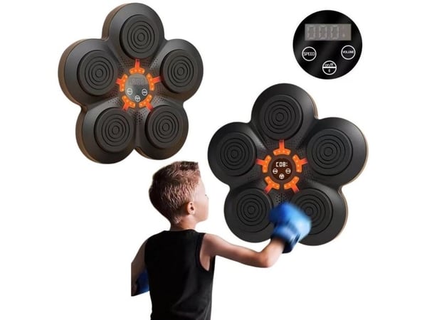 Boxningsmaskin för musik Boxningstavla för vägg LEAN Toys Boxningsmaskin för musik Boxningstavla för vägg LEAN Toys