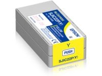 Epson SJIC22P(Y) - Gul - original - blekkpatron - for TM C3500