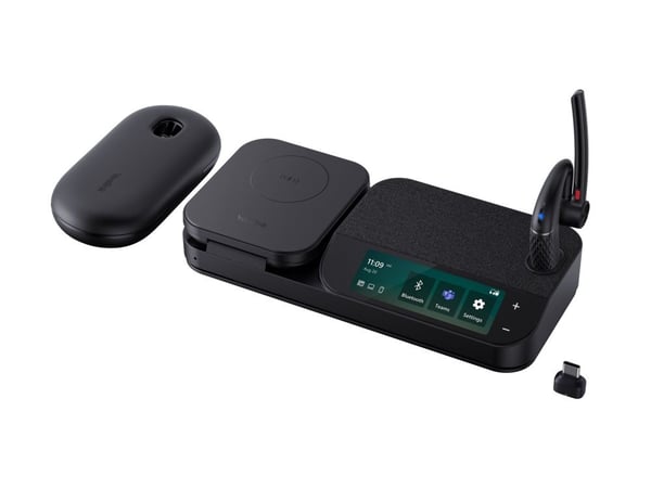 Yealink BH71 Series Workstation Pro - Hodesett - i øret - over-øret-montering - Bluetooth - trådløs - USB-A via Bluetooth-adapter - Certified for M...