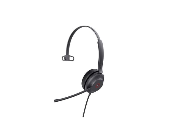 Yealink UH37 Mono - Hodesett - on-ear - kablet - USB - lydisolerende - svart - Optimert for UC
