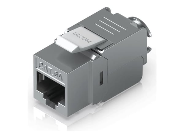 Ubiquiti - Verkkoliitin - RJ-45 (naaras) keystone - CAT 6a (pakkaus 12 kpl)
