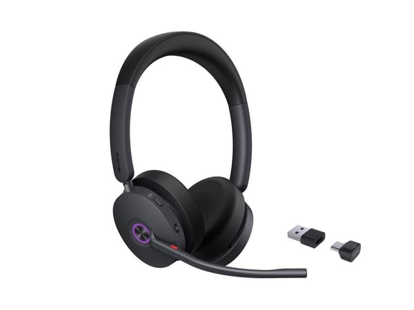 Yealink BH74 Teams on-ear-headset ANC Bluetooth USB-C/A, svart